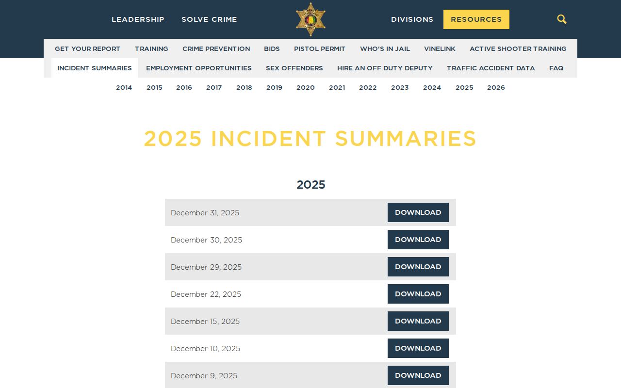 Tuscaloosa County released inmate booking-photo discovery through TCSO incident summaries