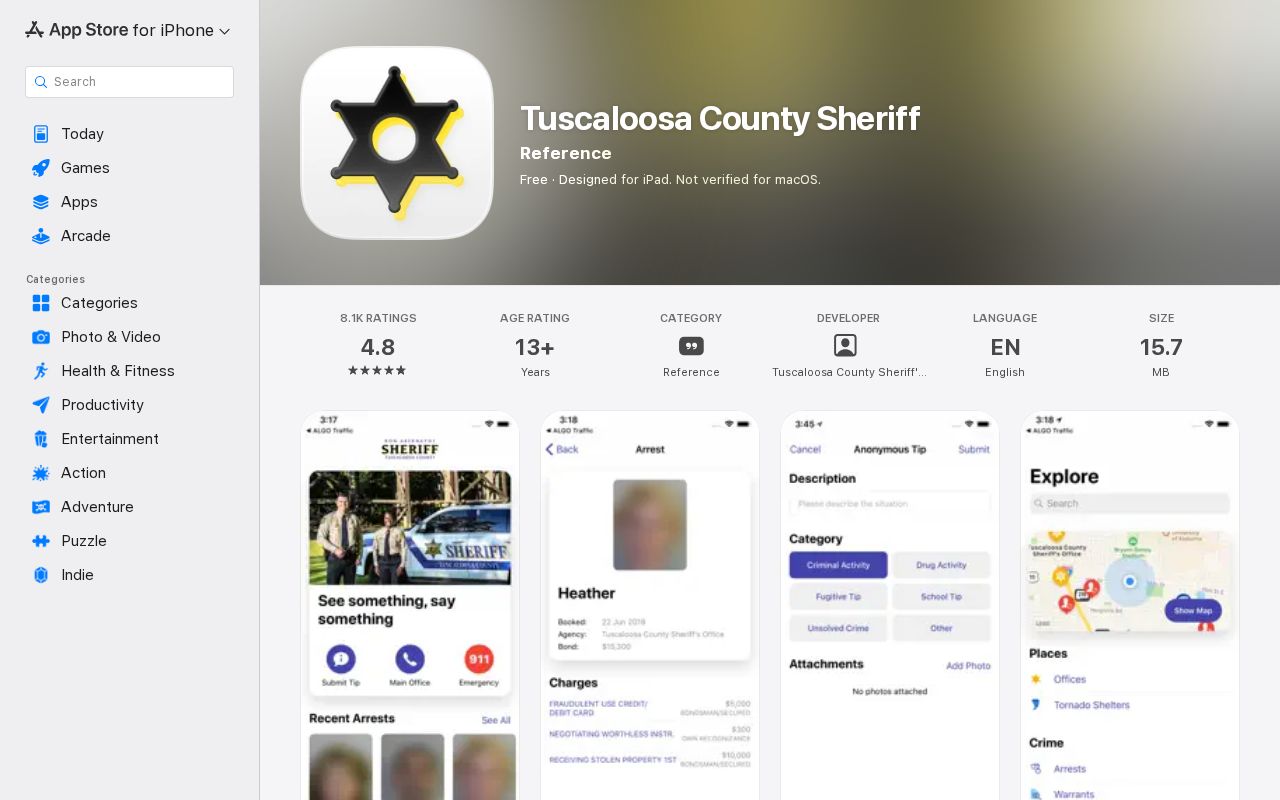 Tuscaloosa County 24-hour release app source for recent arrest information